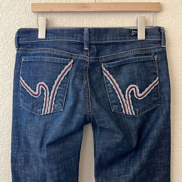 Citizens of Humanity “Crochet H” Low Waist Bootcut Stretch Jeans 30 - Picture 7 of 17